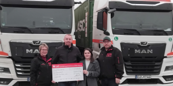 2500 Euro für „Trucker for Kids“