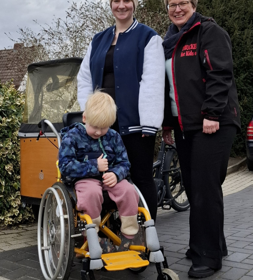 Ein Fahrrad, ein Treppenlift und ein bisschen mehr Freiheit